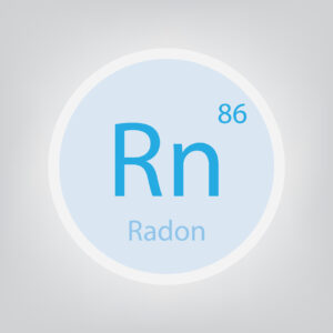 radon Rn chemical element icon